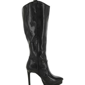 THALIA SODI
TRIXI PATENT LEATHER STILETTO KNEE-HIGH BOOTS